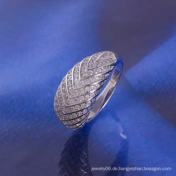 Mann Luxus Rhodium überzogener Ring